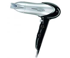 Grundig HD 6080 Ionen-Haartrockner (2200 Watt), schwarz-silber