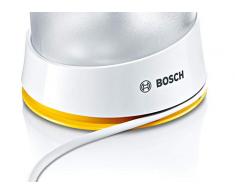 Bosch MCP3000N Zitruspresse (25 W, hohe Saftausbeute, abnehmbarer Saftbehälter 0,8 l, Standard) weiß/sommergelb