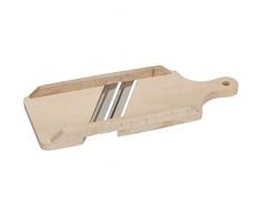 Krauthobel / Krautschneider / Sauerkrauthobel /Kohlhobel / Kohlreibe / Gemüsehobel - aus heimischem Lindenholz - Tiroler Art, 3 Messer, 44 x 15 cm, Sehr scharf!