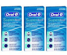 Oral B Zahnseide, vorgeschnitten, 50 Stück, 3er-Pack