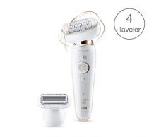 Braun Silk-épil 9 Flex 9-002 Epilierer Weiß, Gold