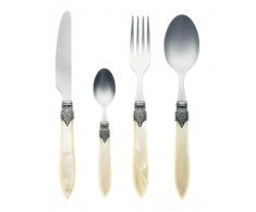 KOM Amsterdam MC01 Tafelbesteck 4-teilig murano, creme