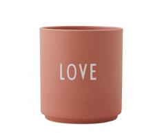 Design Letters - Favourite Becher - Love -Tasse - Bone China Porzellan - Ø 8cm x H: 8,5cm - Spülmaschinenfest