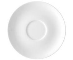 Arzberg Form 1382 Weiss Tee-Untertasse, Porzellan, White, 16.7 x 16.7 x 6.5 cm