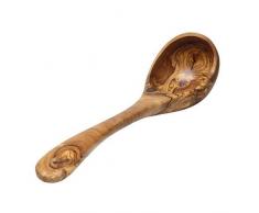 Olivenholz Servier Schöpf Löffel Kelle Schöpflöffel Schöpfkelle ca. 35 cm mit schöner Maserung Unikate aus Oliven Holz