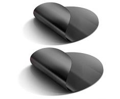 2 x antihaft Dauer-Bratfolie für Pfannen mit Ø 28cm und Ø 32cm (Bratfläche ca. 23-24cm und ca. 27-28cm) wiederverwendbar, optimal für gesunde Ernährung, Diät und fettfreies Braten, Kochen und Backen