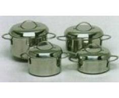 KrÃ¼ger Fleischtopf Saturn 14 cm, 1,0 l, Edelstahl rostfrei Silber