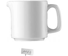 BAUSCHER Milchgießer, Form 1102, Porzellan, rund, 150 ml, weiß (3 Stück), Sie erhalten 1 Packung á 3 Stück