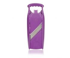 Börner Gemüseschneider Welle-Waffel Powerline - BPA frei Wellenschneider Waffelschneider Gemüseschneider Gemüsehobel (1. Welle-Waffel, Violett)