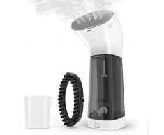 Dampfglätter Dampfbürste Mini Steamer, HISOME 2 in1 Handgehaltener Garment Steamer 30s Schnell Aufheizen 110ml Tragbares DampfbüGeleisen, 880W Steamer Dampfglätter Rreise