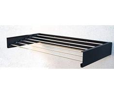 Chamas Wandwäschetrockner Wandtrockner Wäscheständer Handtuchhalter Ausziehbar - Blechgehäuse in Anthrazit