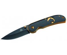 Puma TEC Einhandmesser Edelstahl-Griffschalen Motiv Länge Geöffnet: 18.8cm Messer, Grau, M