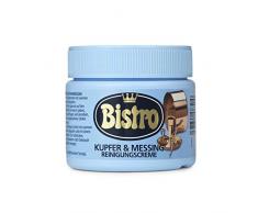 Bistro. Messing Reiniger - und Kupfer Reiniger - Reinigungscreme für Kupfertöpfe, Pfannen, Kerzenständer, uvm. - Wasserbasiert & zu 95% biologisch abbaubar, 150 ml.