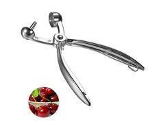 Kylewo kirschenentsteiner, Kirschen Pitter Fruits Tools Schneller Kirschkern-Entferner Edelstahl Kirsche-Gadgets