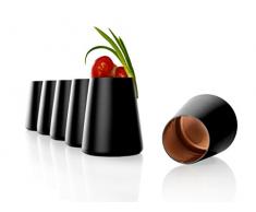 Stölzle Lausitz Becher Power, 380 ml, 6er Set in schwarz (matt) und Bronze, universell einsetzbar, für Wasser, Säfte, Wein, spülmaschinenfest, mit organischen Farben besprüht