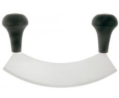 Westmark Wiegemesser mit 1 Klinge, Gesamtlänge: 17 cm, Rostfreier Edelstahl/Kunststoff, Uno, Silber/Schwarz, 12932270