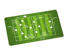infinite by GEDA LABELS (INFKH) 12149 Fußball Spielererklärung Brotbrett, Frühstücksbrett, Frühstücksbrettchen, Brett, Brettchen, Melamin, Grün