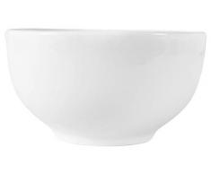 Set aus 6 Stück mittelgroßen Müslischalen 650 ml Müslischüsseln aus echtem Porzellan auch zum Bemalen bestens geeignet Dessertschale Snackschale Suppenschüssel