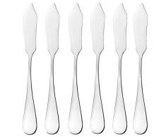 AOOSY 6-teiliges Buttermesser, Käsemesser, Käsespreizer, 5,91 Zoll süße Mini-Edelstahl-Küchenmesser für Toast-Sandwich-Kuchen-Brot-Frühstück (Silber)