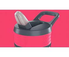 boddels Trinkflasche EEN 600ml (Himbeerrot/Grau)