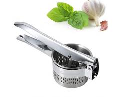 GARLIH Kartoffelnpresse Edelstahl Kartoffelnhäcksler Spätzlepressen Kartoffelnschneider Kartoffeln Zerkleinerer für Kartoffelnpüree Kartoffelnbrei Knoblauchpresse auch Presse für Obst und Knoblauch