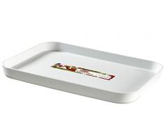 Curver 00738-059-00 Essentials Tablett weiss 30.8 x 43.0 x 3,5 cm