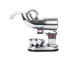 ZGYQGOO Kommerzielle Ice Crusher 1400R / Min, Ice Shaver Maschine Dual Edelstahl Klinge Elektrorasierte Eismaschine Countertop Smoothie, Bingso