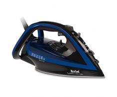 Tefal FV5648 Aquaspeed Turbo Pro Anti-Calc Dampfbügeleisen , 220 g/min Dampfstoß, 2600 W, dunkelgrau/velvet-blau