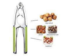 BOAJA Nusscracker Walnusscracker Hochleistungs-Shellcracker Meeresfrüchtecracker Walnussöffner-Werkzeug mit rutschfestem Griff 1St. / Grün