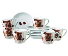 Mäser, Serie Latte Macchiato, Espressotasse 85 ml, kleine Kaffeetassen im 6-er Set