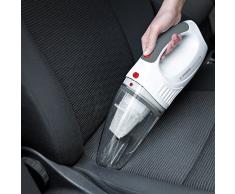 Severin HV 7144, Nass/Trocken-Handsauger, 7,4V Lithium-Ionen Akku, Inklusive 12V-Autoladekabel und 3 Aufsätzen, S´POWER home & car Li 20, Weiß/Rot