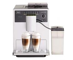 Melitta Caffeo CI E970-101 Kaffeevollautomat | mit Milchbehälter | Zweikammern-Bohnenbehälter | One Touch Funktion | 15 Bar | Automatische Reinigungsprogramme | Silber
