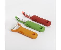 OXO - Good Grips 3 teiliges Schäler-Set, P-Schäler, Y-Schäler, Zackenschäler
