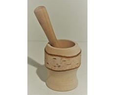 Mörser aus Birkenholz