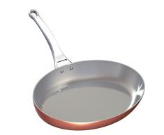 De Buyer 6425.32 Pfanne, Kupfer, silber, 27 x 2 x 4,8 cm