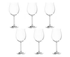 Montana: :Pure Burgunderglas, 6er Set, Burgunderkelch, Weinglas, Weinkelch, Rotweinglas, Glas, 190 ml, 042388
