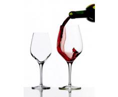 Stölzle Lausitz Exquisit Rotweinkelche, 480ml, 6er Set Weinglas, spülmaschinenfeste Universal Rotwein Gläser für Vielzahl an Rebsorten, hochwertige Qualität