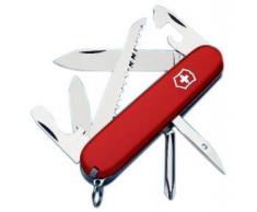 Victorinox Taschenmesser Hiker (13 Funktionen, Holzsäge, Phillips-Schraubendreher, Zahnstocher) rot