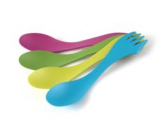 Light My Fire original 4-Pack Spork O, Die Klassische Messer-Gabel-löffel-Kombination, Mehrfarbig, One Size