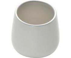 Alessi OVALE Mokka-Obertasse 4 Stück aus Steingut, Weiß