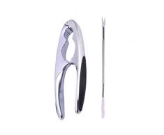 Yardwe Nussknacker Nusszange Nussknacker Walnussöffner für Pekannüsse mit Rutschfestem Griff für Alle Arten von Nusskastanienknacker