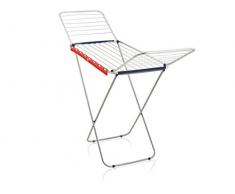 Leifheit Standtrockner Classic Siena 200 Easy Aluminium, robuster Wäscheständer für drinnen und draußen, Flügelwäschetrockner mit 20m Trockenlänge für 2 Waschmaschinenladungen, Trockner mit Zubehör