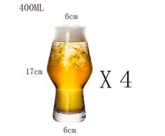 Uioy Stemless Weinglas Wasserbecher - Getränkebecher/Kaltgetränkebecher/Bierbecher/Weinset/Cocktailglas / 6-TLG (Color : Clear, Size : A)