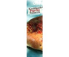 Backmischung im Weckglas für Knoblauch-Paprika-Foccacia- Raffinierte Geschenkidee für Backfreunde- Backzutaten für die einfache Zubereitung von Knoblauch-Paprika-Focaccia Gourmetbackmischung von Feuer & Glas