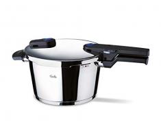 Fissler vitaquick / Induktions-Schnellkochtopf, (3,5 L, Ø 22 cm) Edelstahl-Dampfkochtopf, 2 Garstufen, stapelbar, alle Herdarten auch Induktion