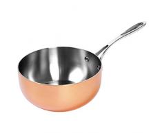 Vogue cm677 Tri Wand kupfer Flared Sauteuse, 200 mm