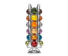 Home Treats Nespresso Vertuo Kapselhalter Kapselständer, drehbare Halterung für 24 Kapseln zur Aufbewahrung