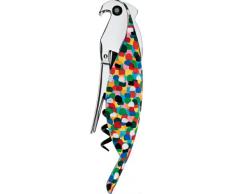Alessi Parrot Sommelier-Korkenzieher aus Gußaluminium und PC. Handdekoriert, Proust. Licensed by Pulltaps