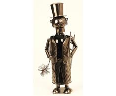 Flaschenhalter Wein Schornsteinfeger Metall Flaschenständer Weinhalter Metallständer