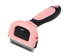 ZJY Haarentfernungskamm Haustierbürste Edelstahlmesser Ist Geeignet Für Kleine Hunde Multifunktionalen Katzenkamm Mit Einem Bequemen Griff Bequem Und Leicht Zu Tragen Und Langlebig